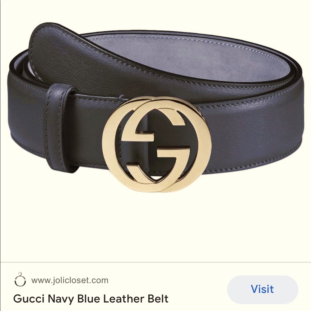 Brand new man blue Gucci belt
